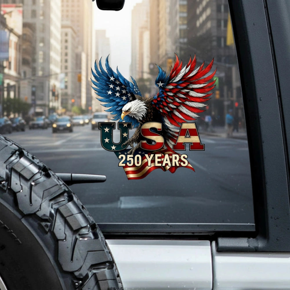 Custom Personalized Sticker with American Eagle USA 250 Years product photo