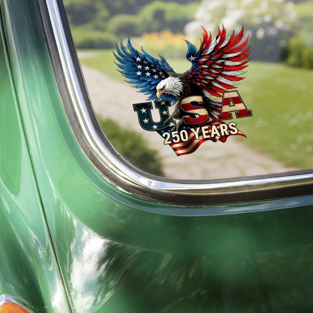 Custom Personalized Sticker with American Eagle USA 250 Years product photo