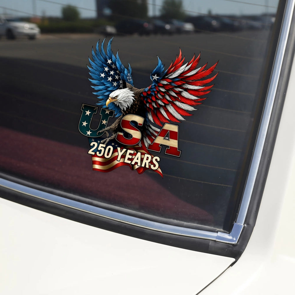 Custom Personalized Sticker with American Eagle USA 250 Years product photo