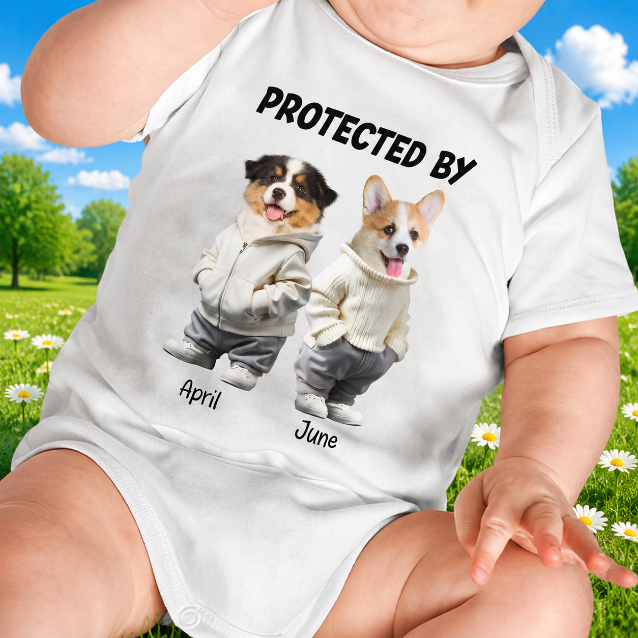 Custom Unconditional Love Furry Baby T-Shirt — Gift for Dog Lovers 24X5G