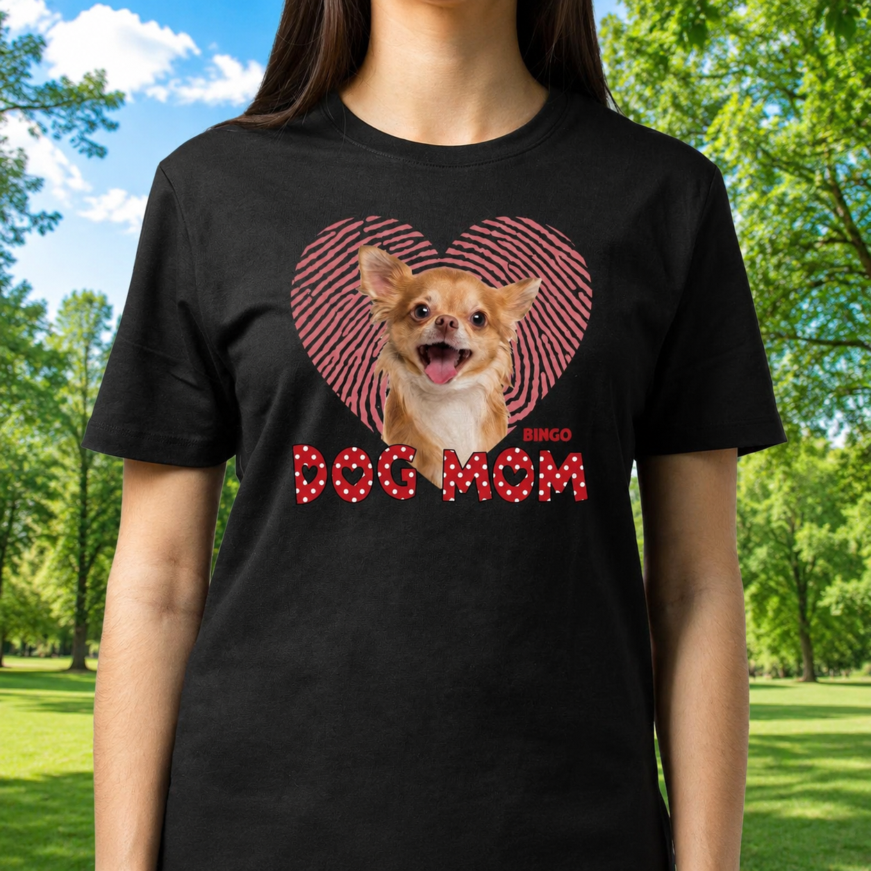 Custom Dog Mom T-Shirt — Gift for Dog Mom SXRYR