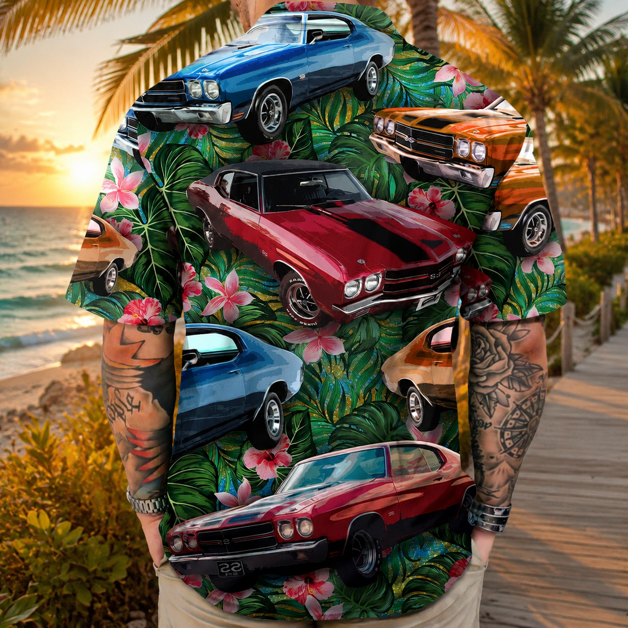 Custom Oil Painting Hawaiian Shirt — Custom Gift SJ9V7
