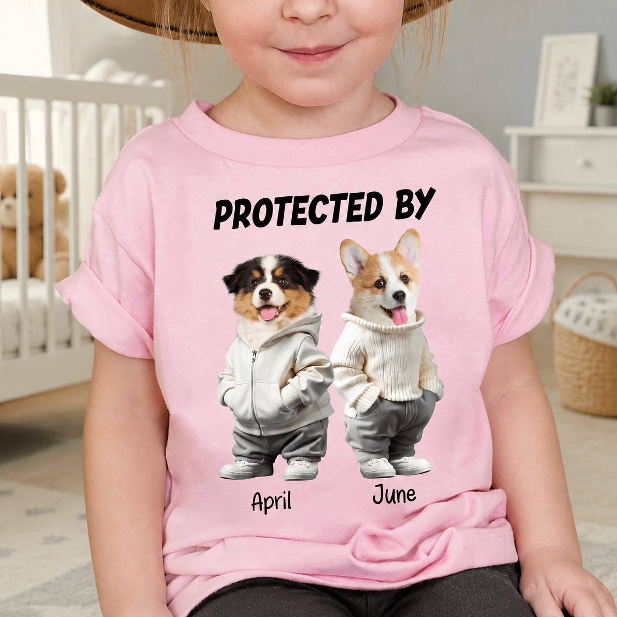 Custom Unconditional Love Furry Baby T-Shirt — Gift for Dog Lovers 24X5G