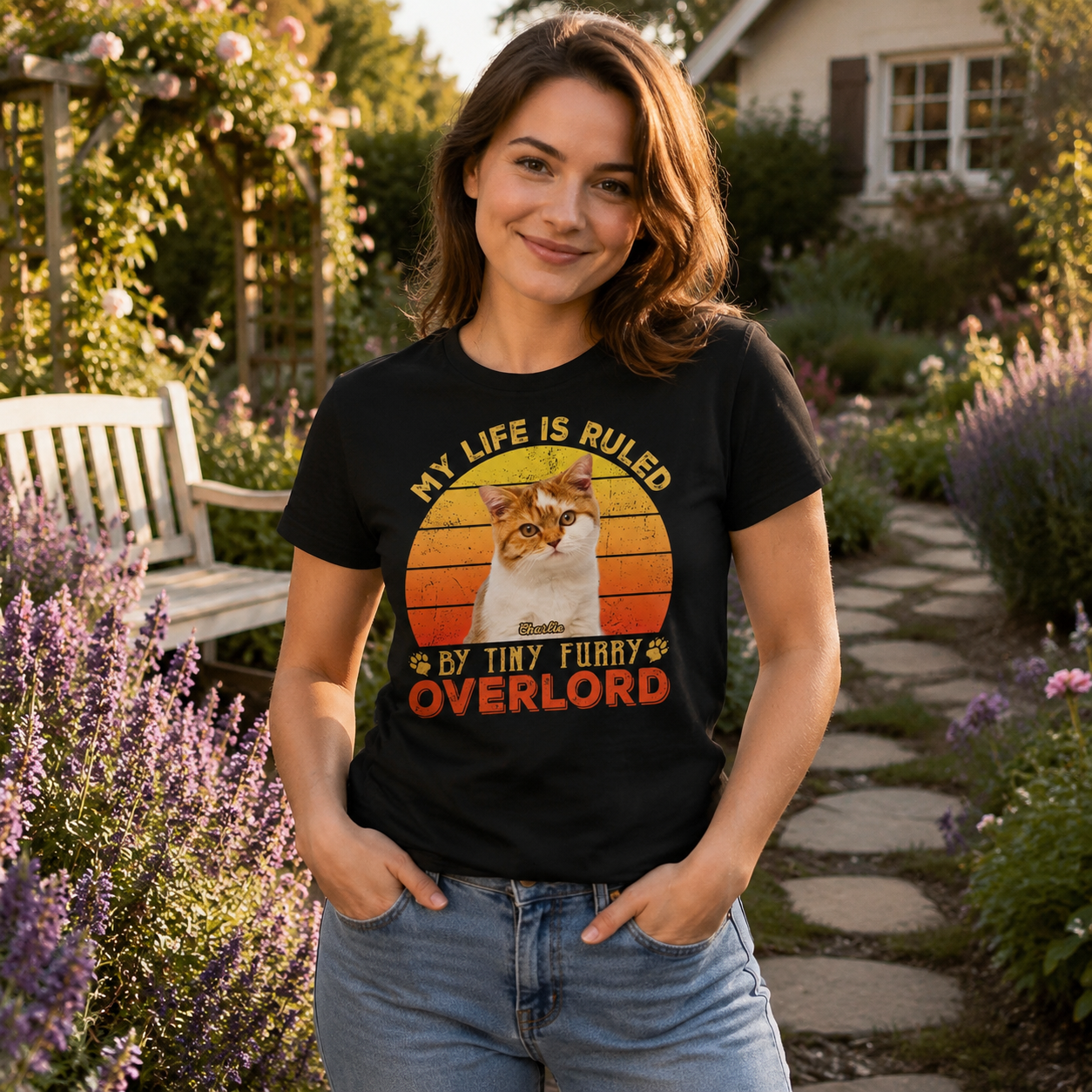 Custom Furry Overlord Cat T-Shirt — Gift for Cat Lovers VFCFF
