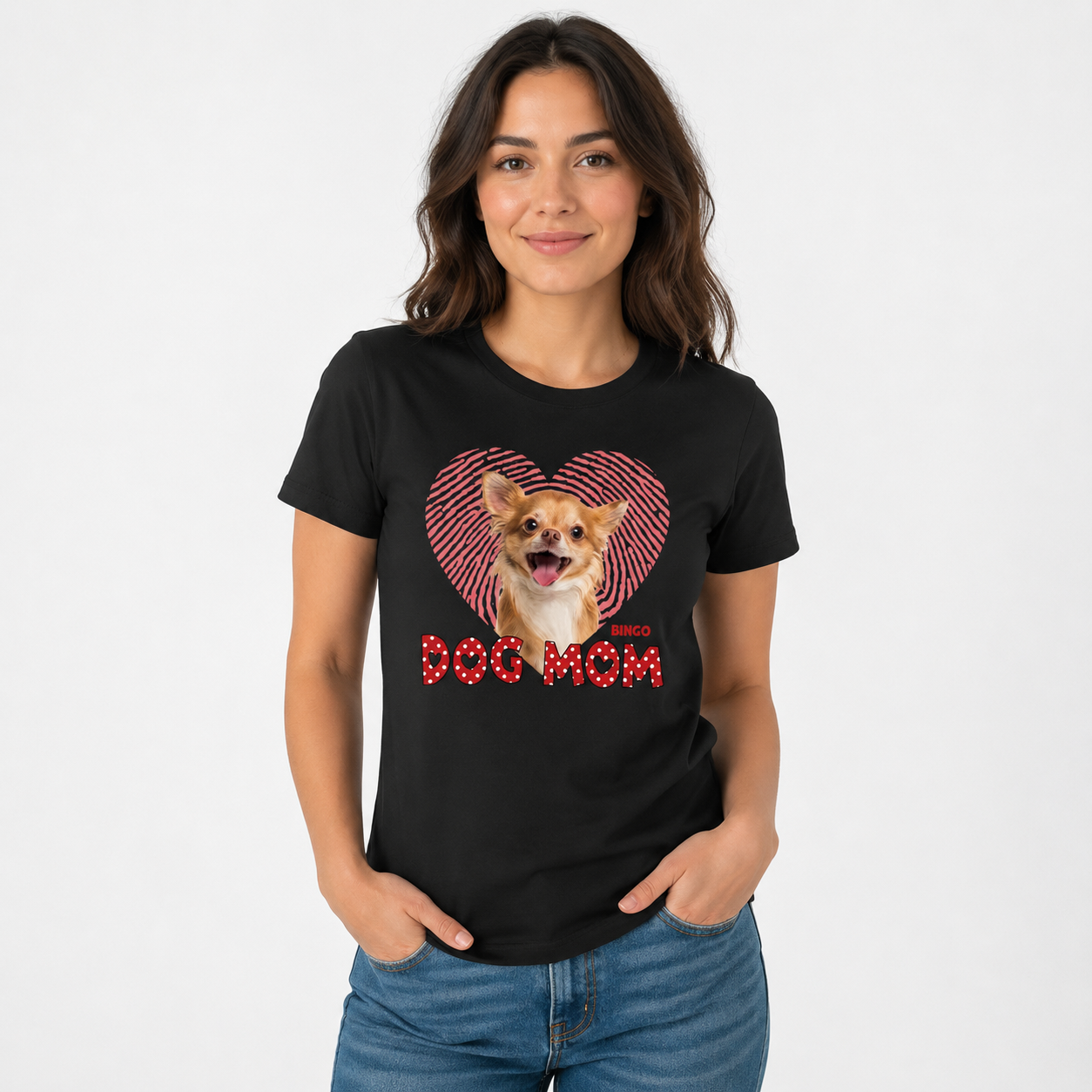 Custom Dog Mom T-Shirt — Gift for Dog Mom SXRYR