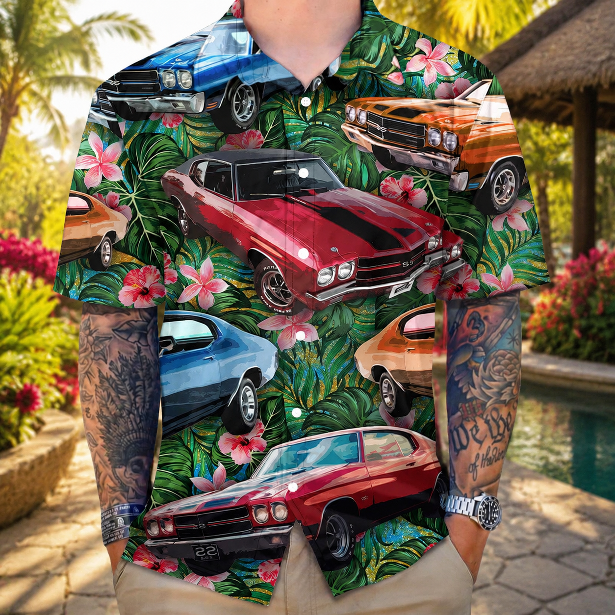 Custom Oil Painting Hawaiian Shirt — Custom Gift SJ9V7