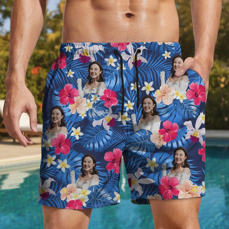 Custom Human Photo Summer Tropical Beach Short VRFAC