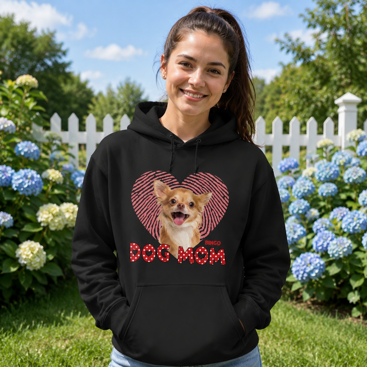 Custom Dog Mom T-Shirt — Gift for Dog Mom SXRYR