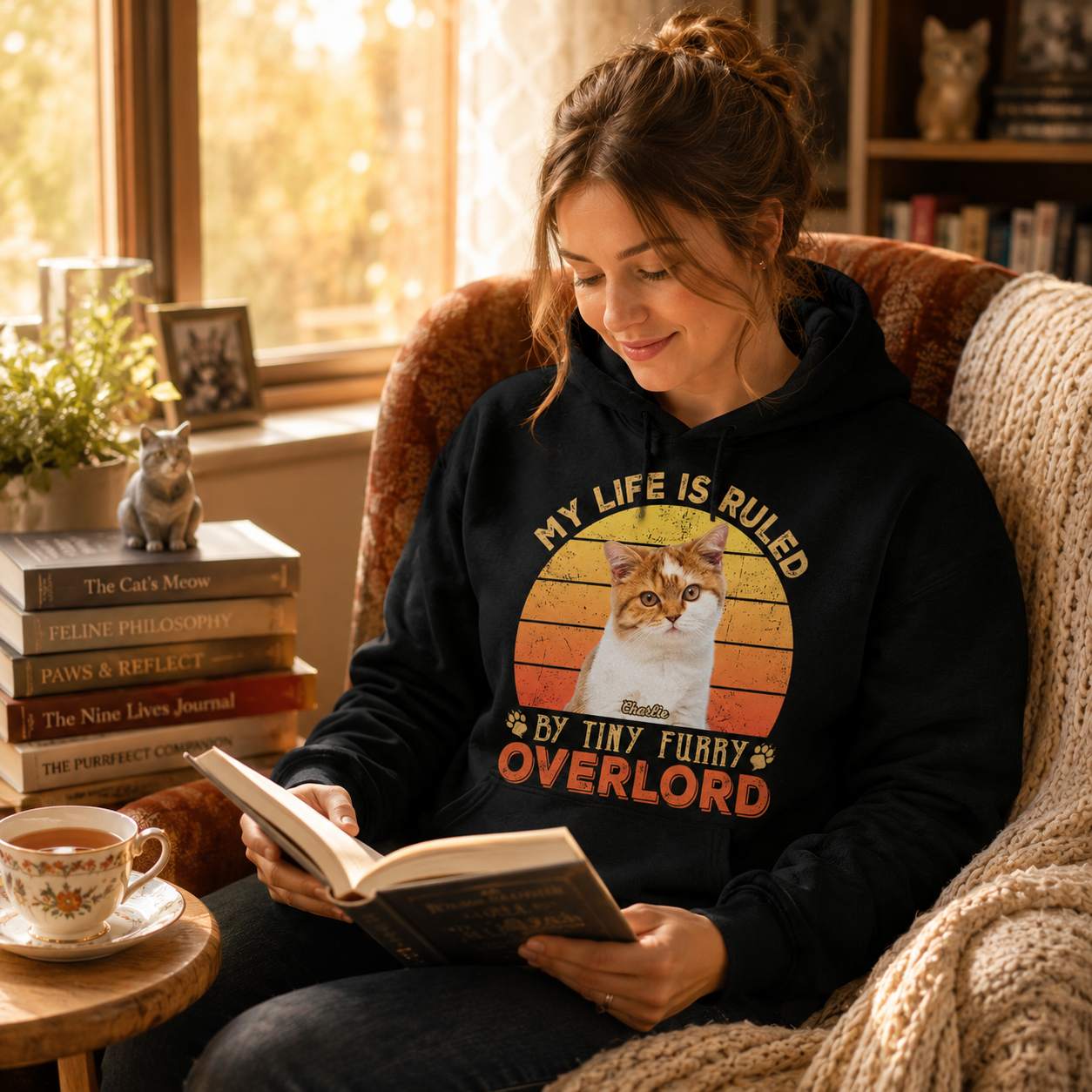 Custom Furry Overlord Cat T-Shirt — Gift for Cat Lovers VFCFF