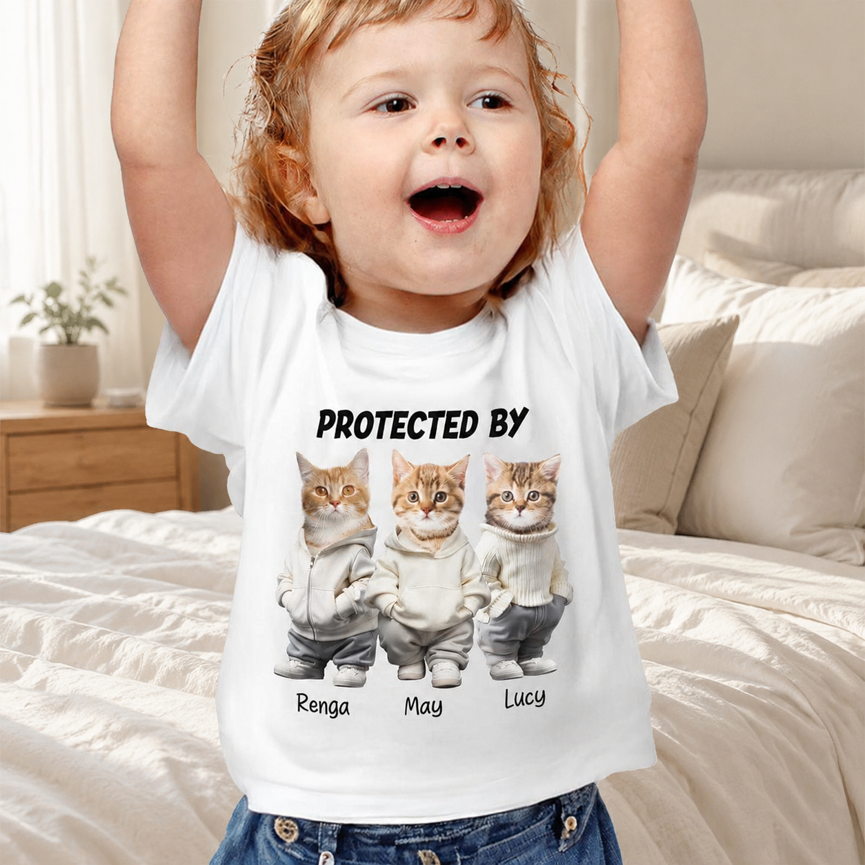 Custom Unconditional Love Furry Baby T-Shirt — Gift for Dog Lovers 24X5G