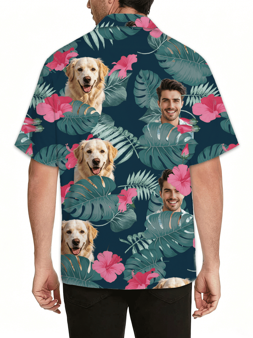 Custom Hawaiian shirt - Personalized tropical vacation gift from GoldMonkey Print