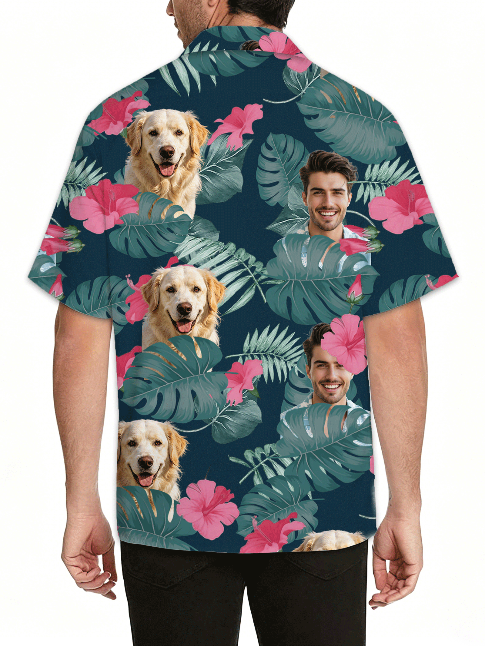 Custom Hawaiian shirt - Personalized tropical vacation gift from GoldMonkey Print