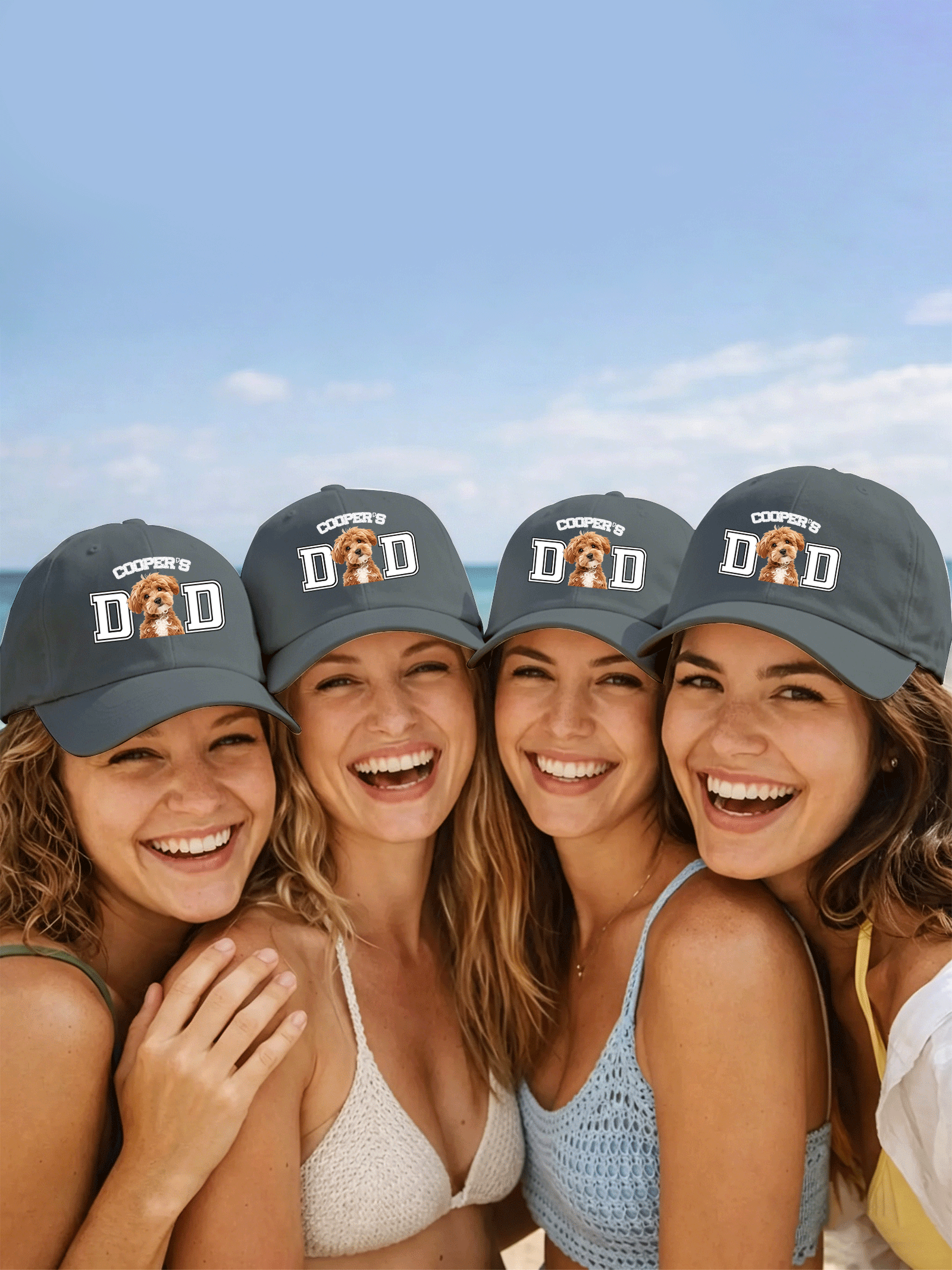 Custom personalized hat - Unique printed cap from GoldMonkey Print