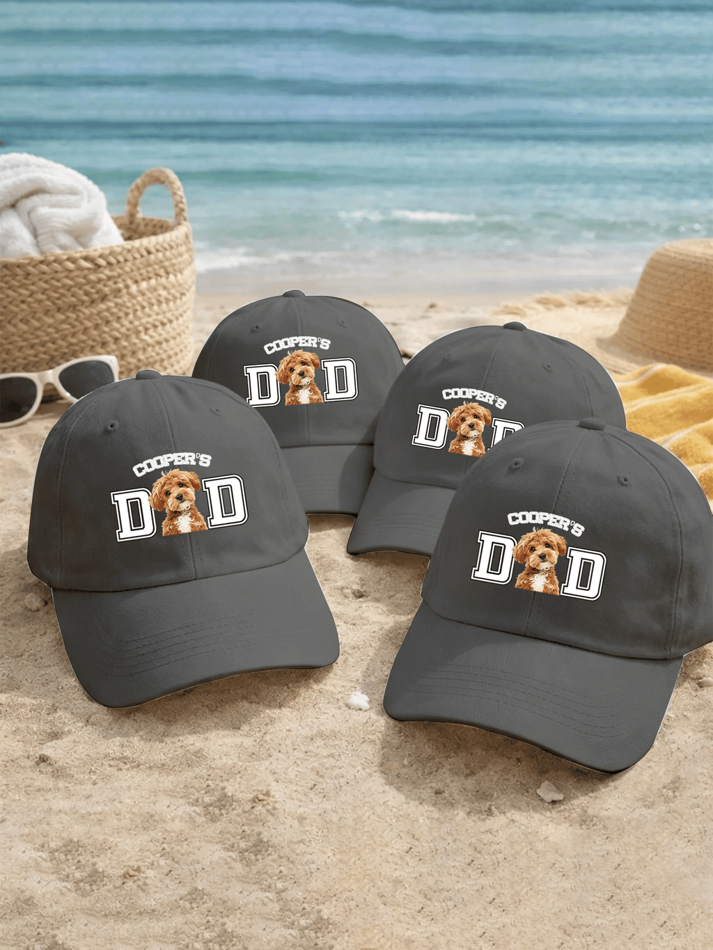 Custom personalized hat - Unique printed cap from GoldMonkey Print