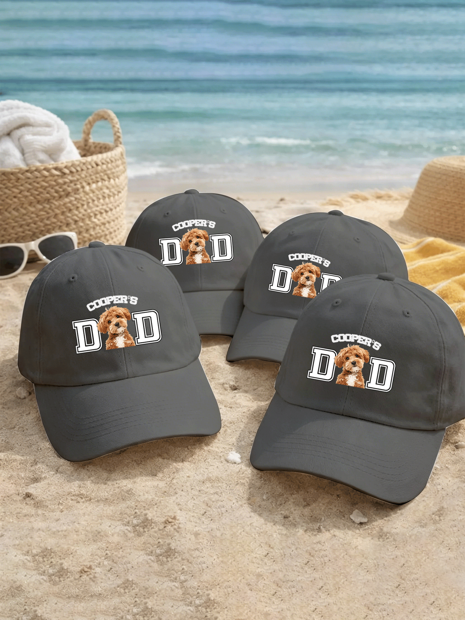 Custom personalized hat - Unique printed cap from GoldMonkey Print