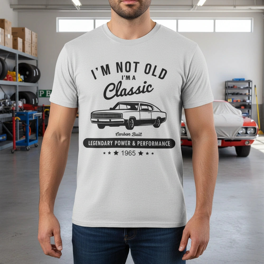 Custom Personalized T-Shirt I'm Not Old I'm a Classic Vintage Car lifestyle photo