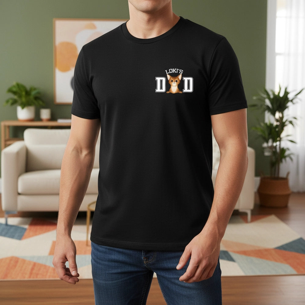 Custom Personalized T-Shirt with Cartoon Dog - Dad Gift lifestyle photo