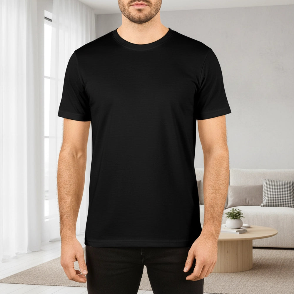 Custom Photo T-Shirt This Human Belongs To with Retro Sunset Circle lifestyle photo