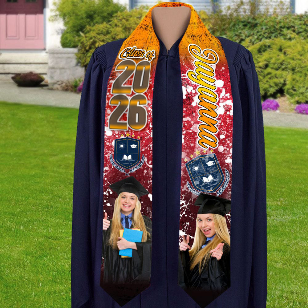 Custom Name 2026 Graduation Stoles Graduation Stole — Custom Gift 5B5VG