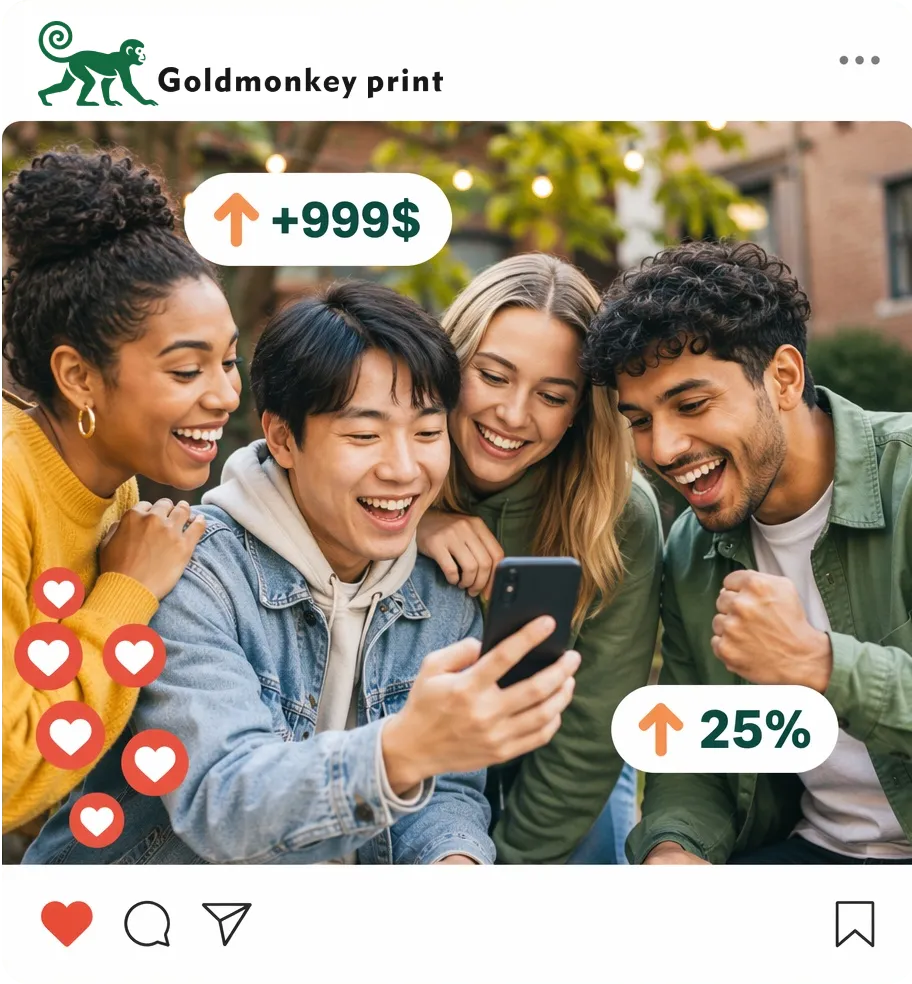 Goldmonkey print