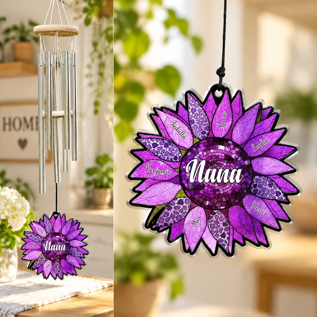 Custom Name Nana Auntie Mom Family Ornament — Gift for Mom HK6HM