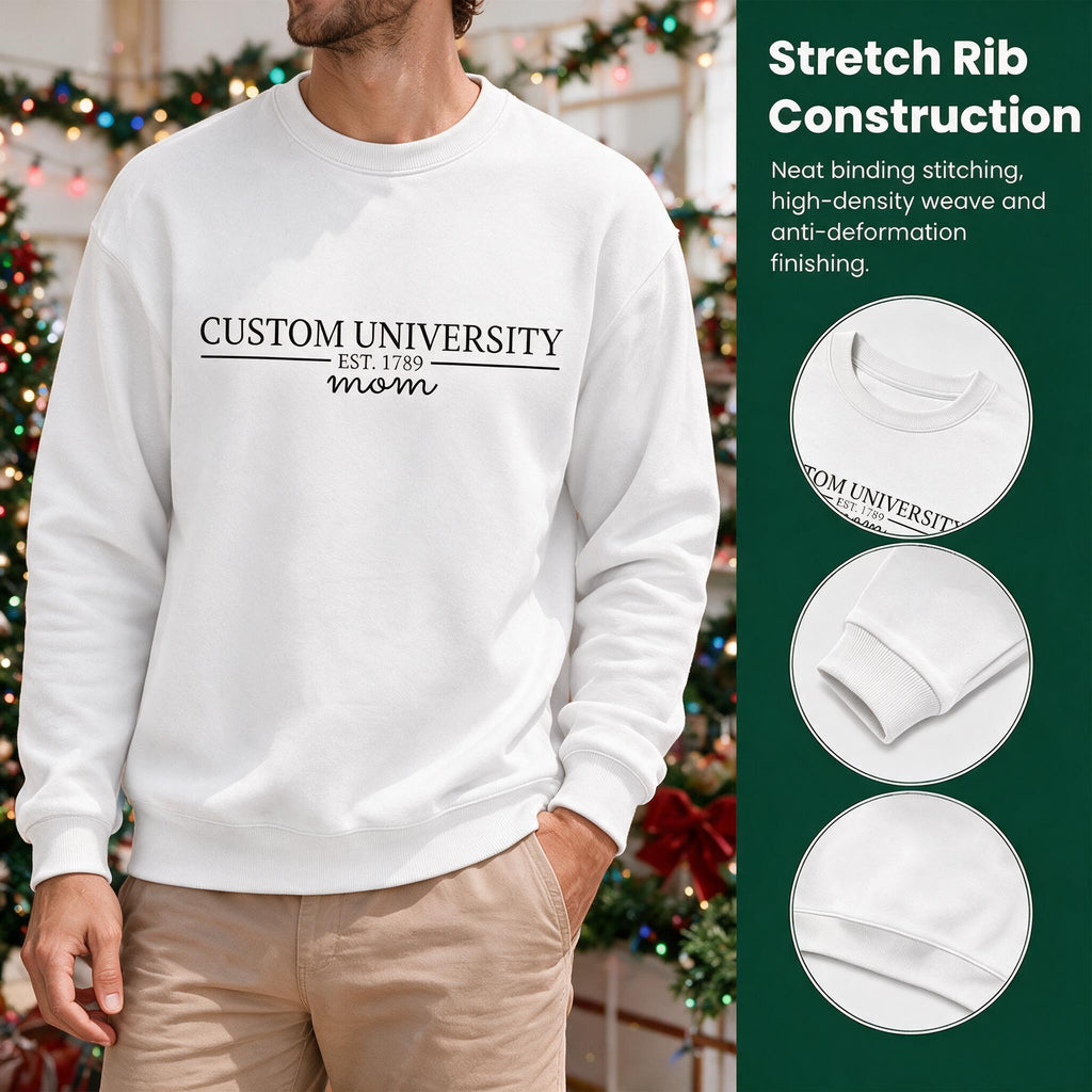 Custom Personalized University Sweatshirt with EST. 1789 VM8TF