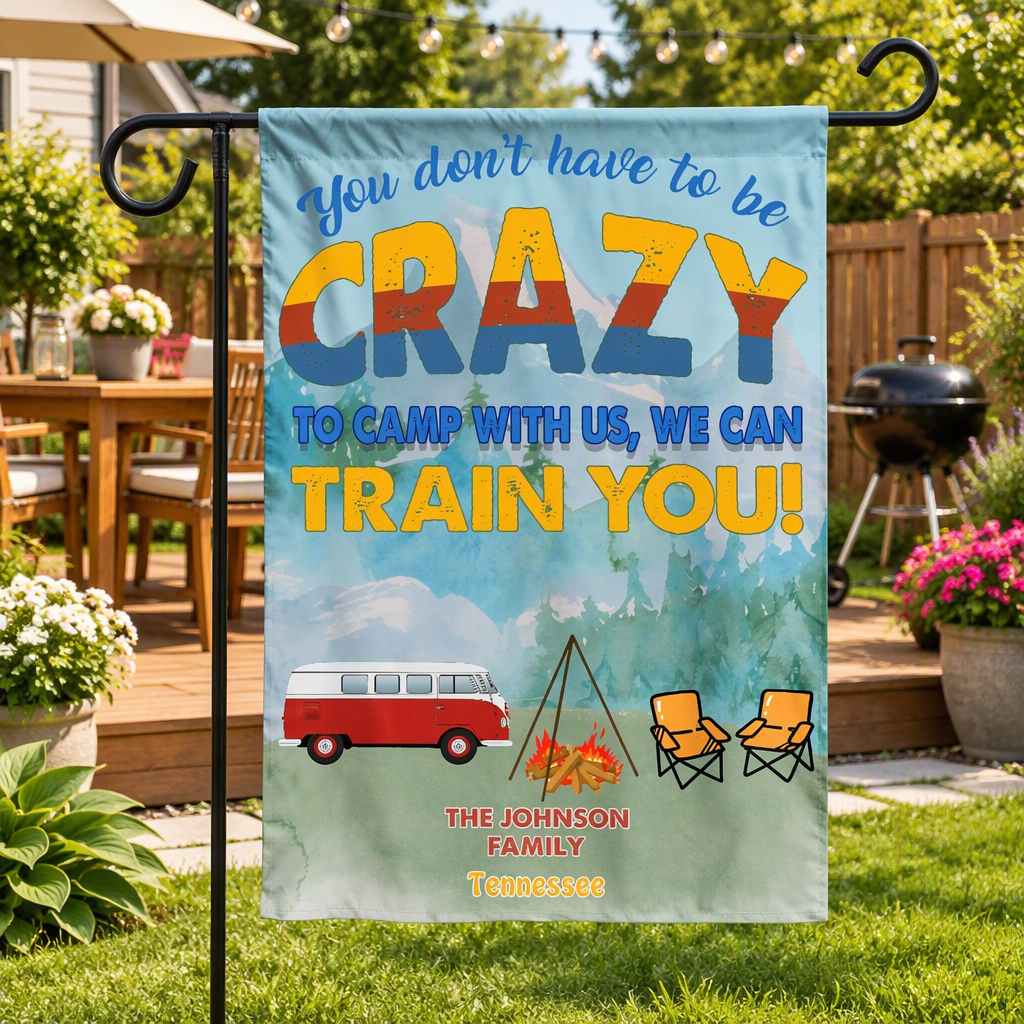 Custom Camping Garden Flag — Custom Gift SSQHA