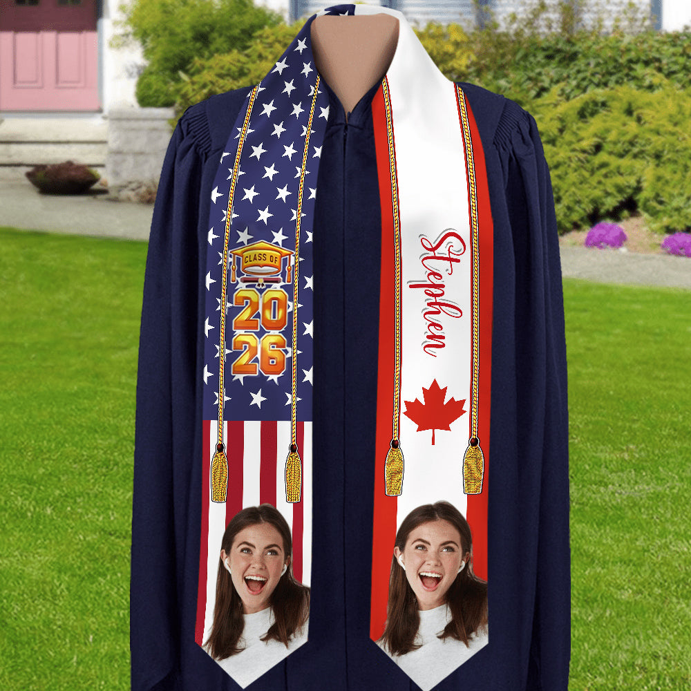 Custom Nations Graduation Stoles Graduation Stole — Custom Gift WPJ76