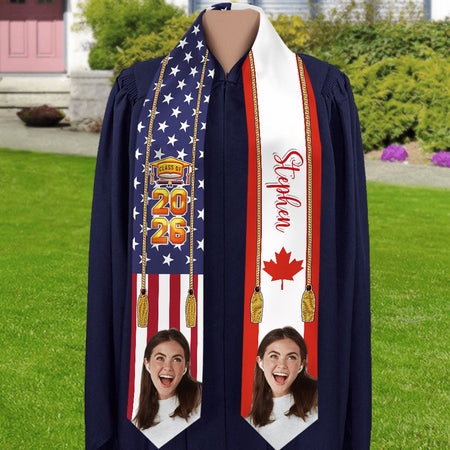 Custom Nations Graduation Stoles Graduation Stole — Custom Gift WPJ76