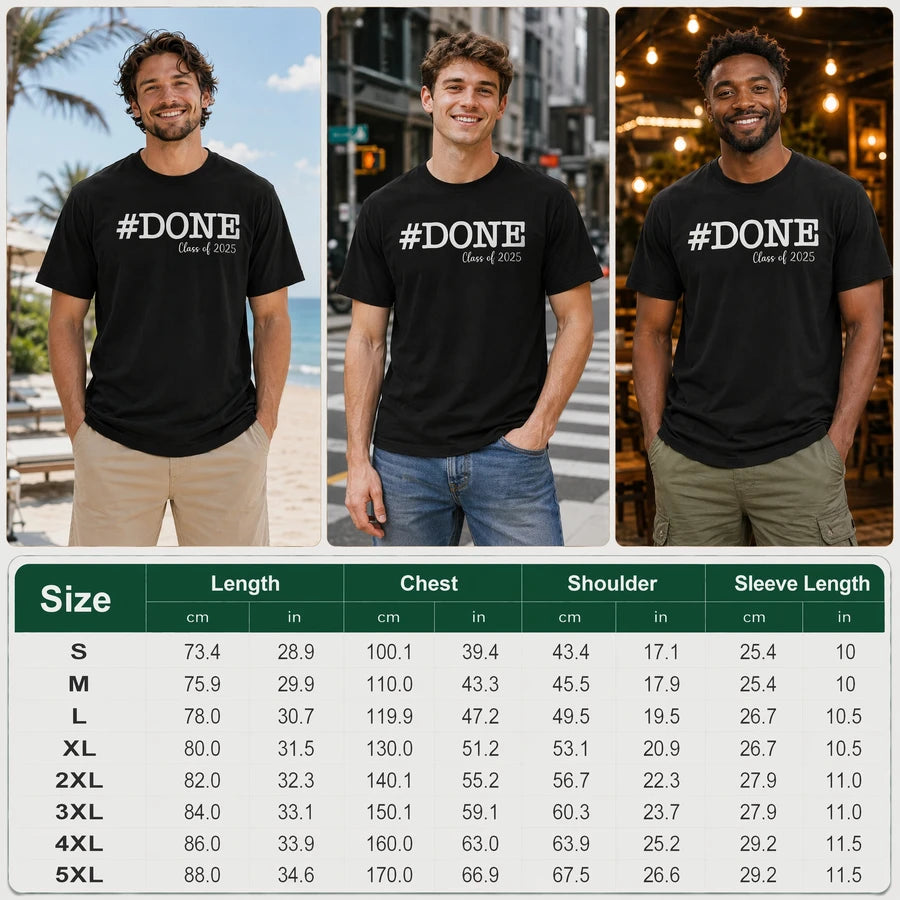 Custom Done Class 2026 T-Shirt — Custom Gift N8RR5
