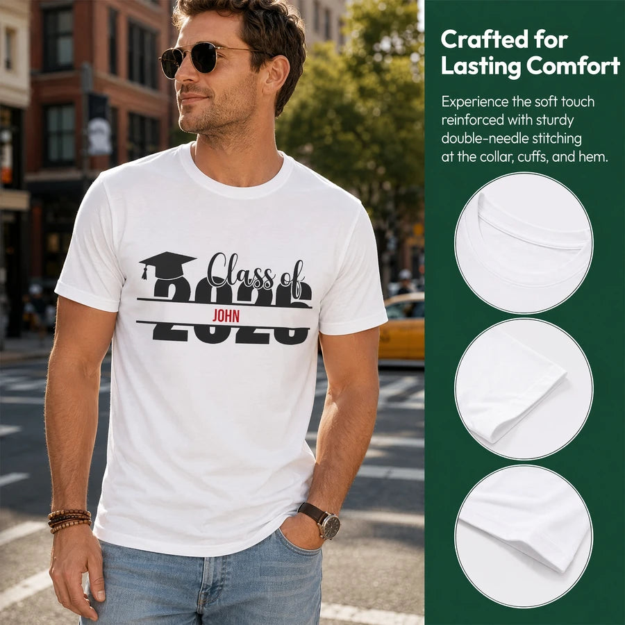 Custom Class 2026 Graduation T-Shirt — Custom Gift V5SHA