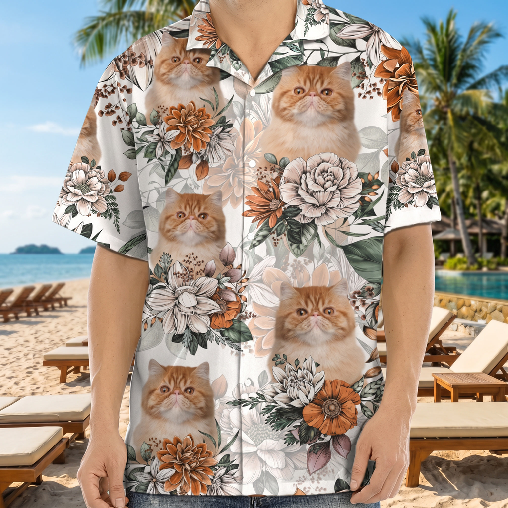 Hawaiian Shirt Upload Photo HO82