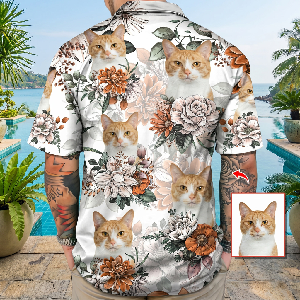 Hawaiian Shirt Upload Photo HO82
