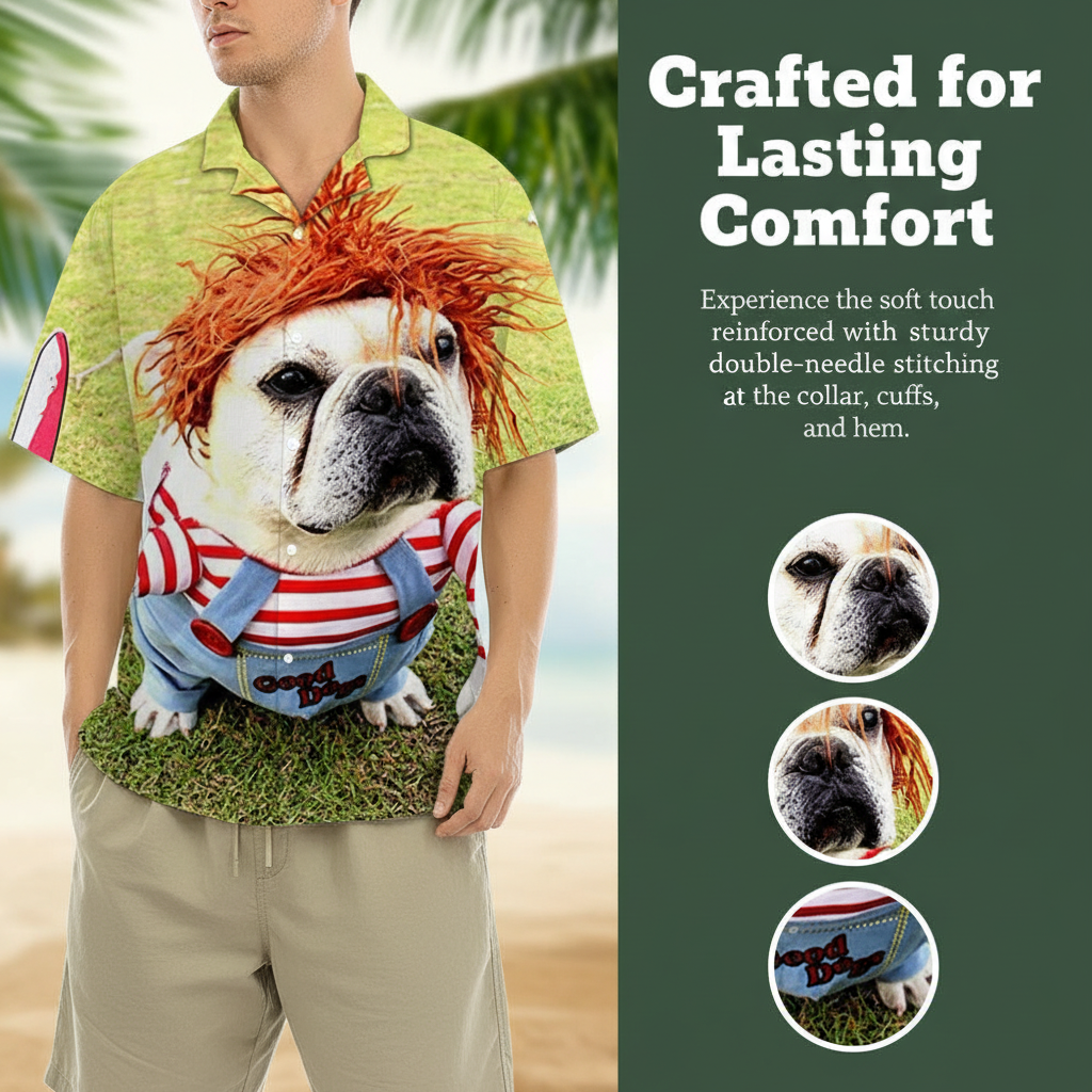 Custom Photo Pet Hawaiian Shirt 00M8B