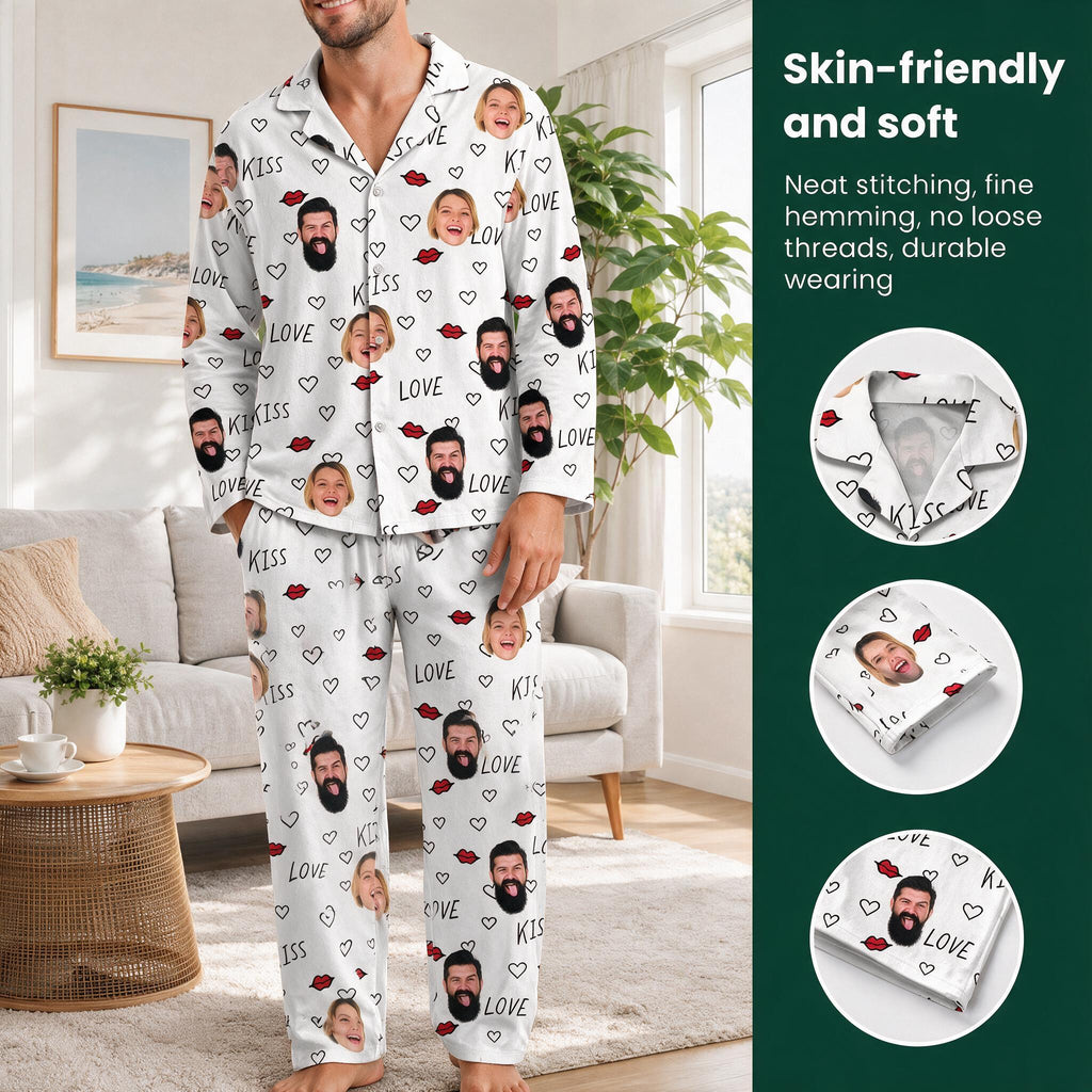 Custom Couple Photo Pajamas VOQVK