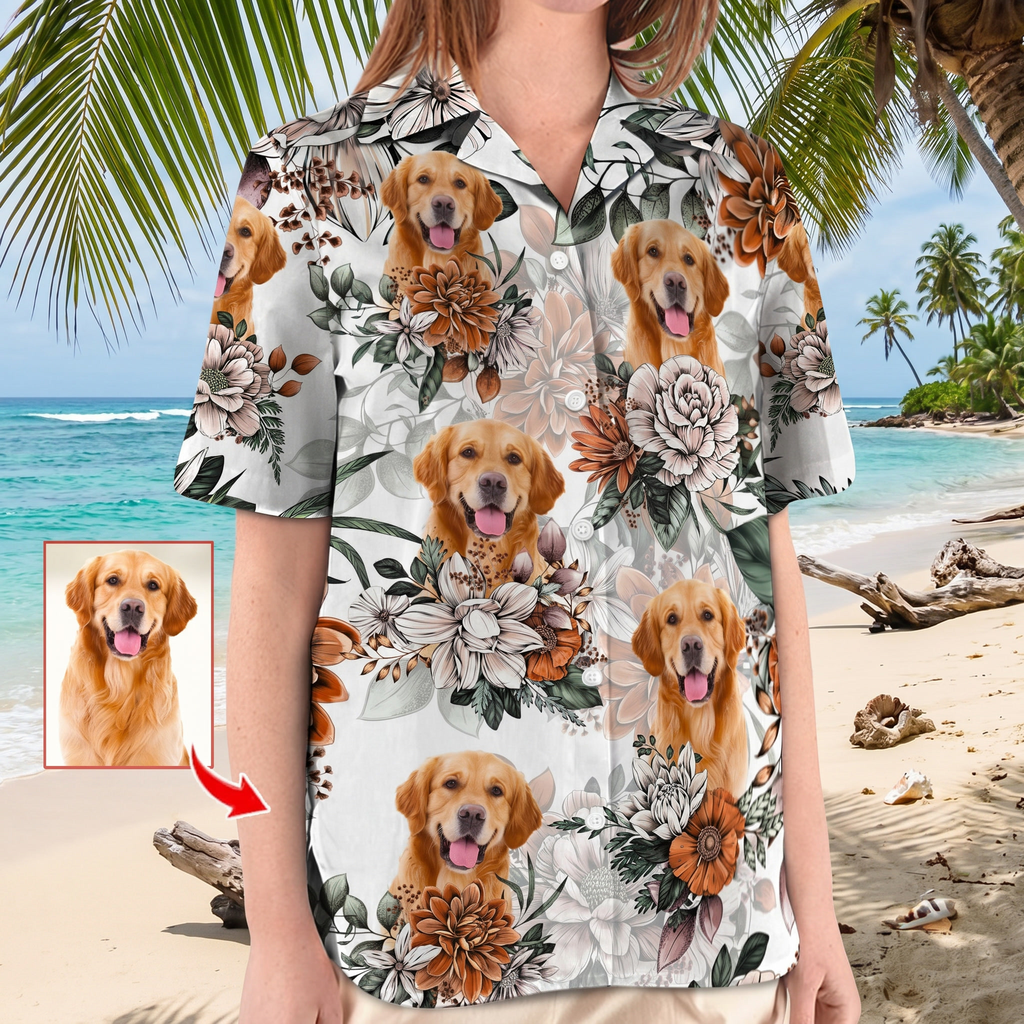 Hawaiian Shirt Upload Photo HO82