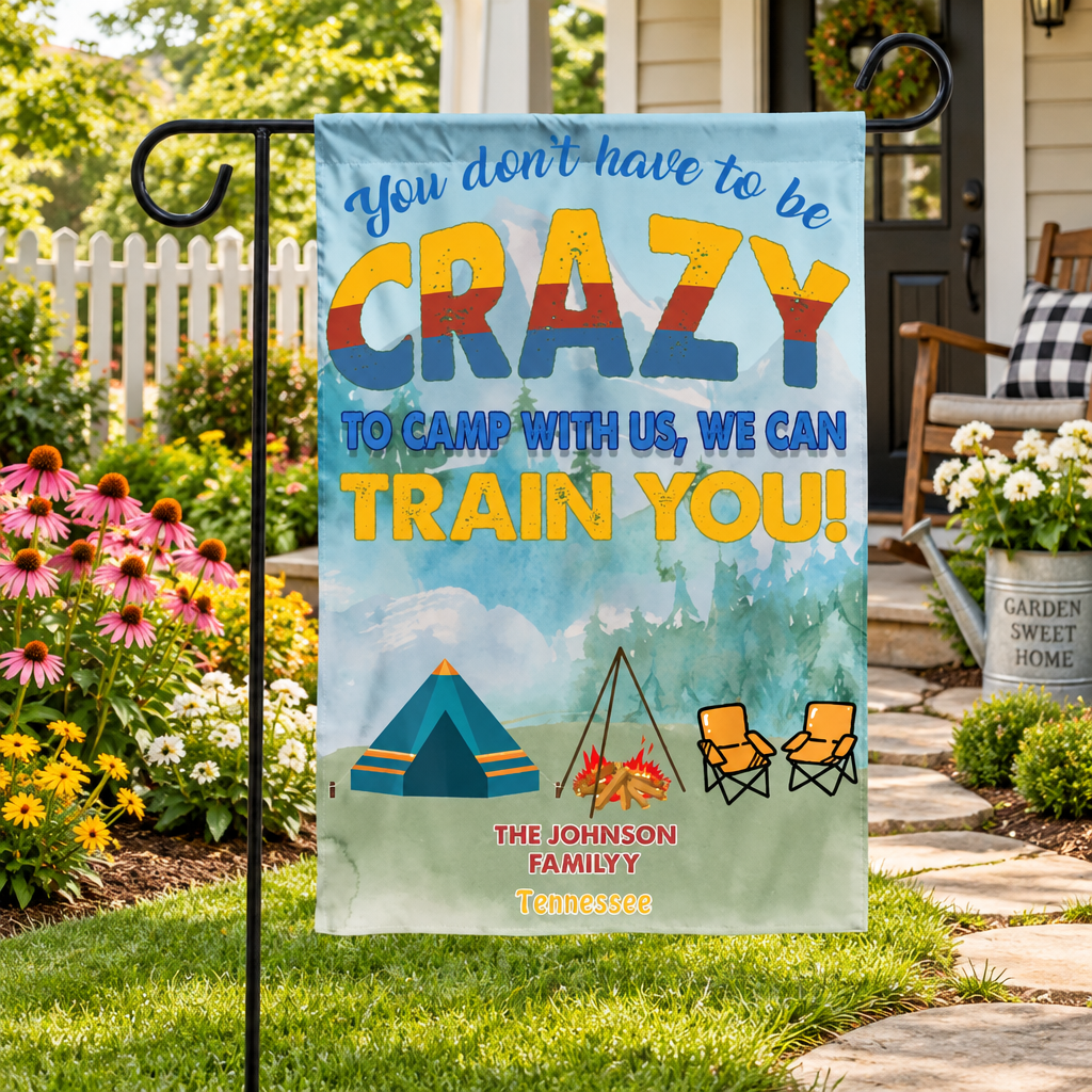 Custom Camping Garden Flag — Custom Gift SSQHA