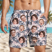 Custom Human Face Family Beach Short 98T7S