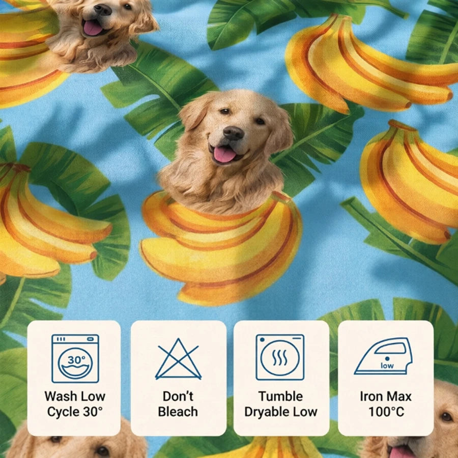 Custom Cat Dog Mens Hawaiian Shirt — Gift for Pet Lovers 9ERW9