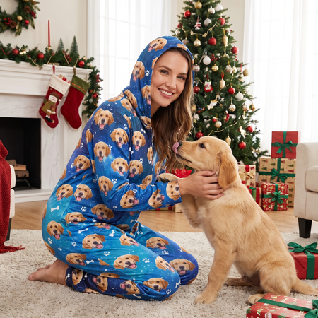 Custom Galaxy Onesie Pajamas Dog Pajamas — Gift for Dog Lovers Y8RH3