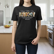 Custom Photo Upload Happy Mother's Day T-Shirt with MOMMY Photo Collage main product photo