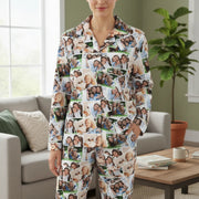 Custom Photo Upload Pajamas with Scattered Photo Collage main product photo