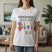 Custom Personalized MIMISAURUS T-Shirt with Dinosaur Grandkids main product photo