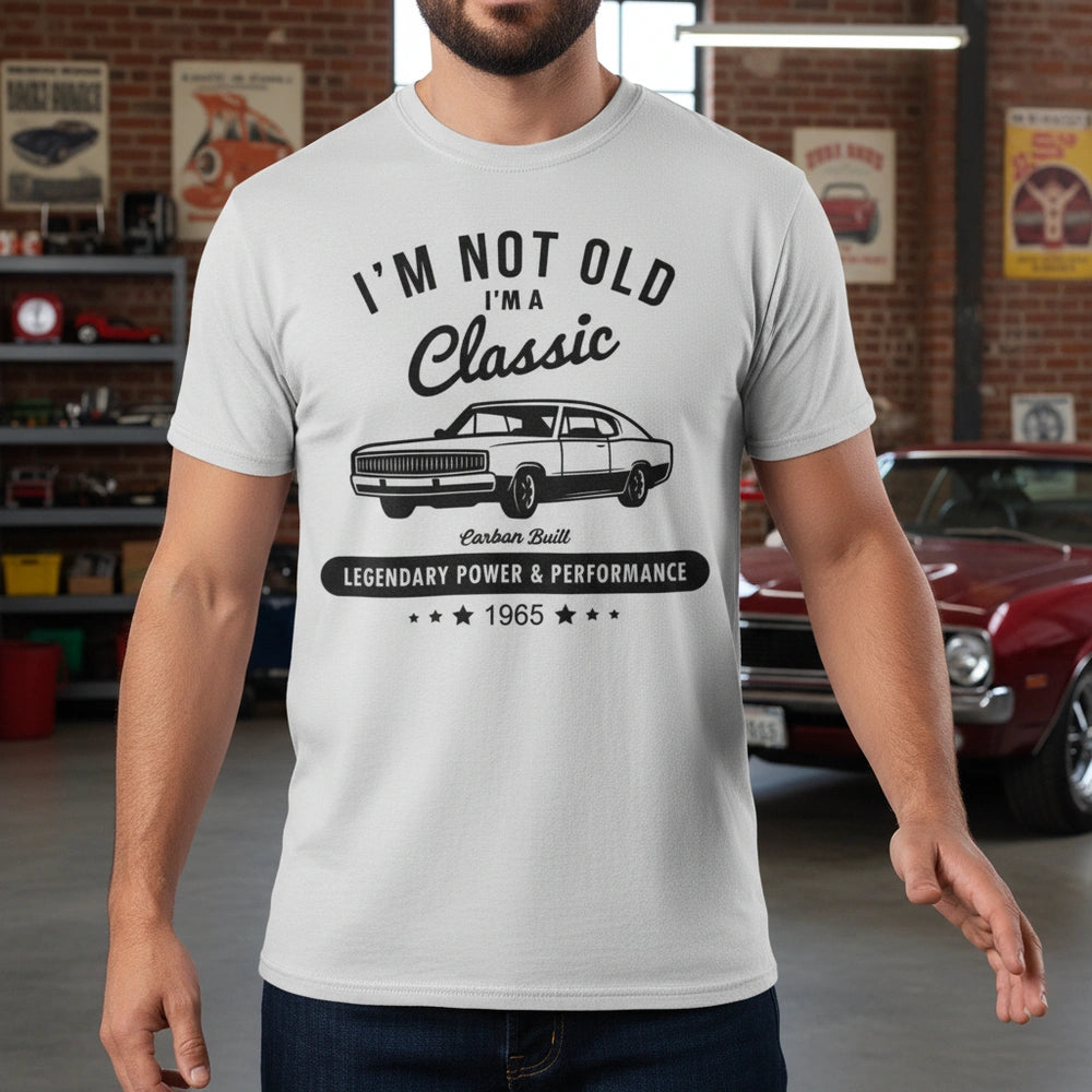 Custom Personalized T-Shirt I'm Not Old I'm a Classic Vintage Car main product photo