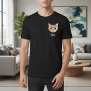 Custom Photo Upload Hoodie with Cat Face main product photo