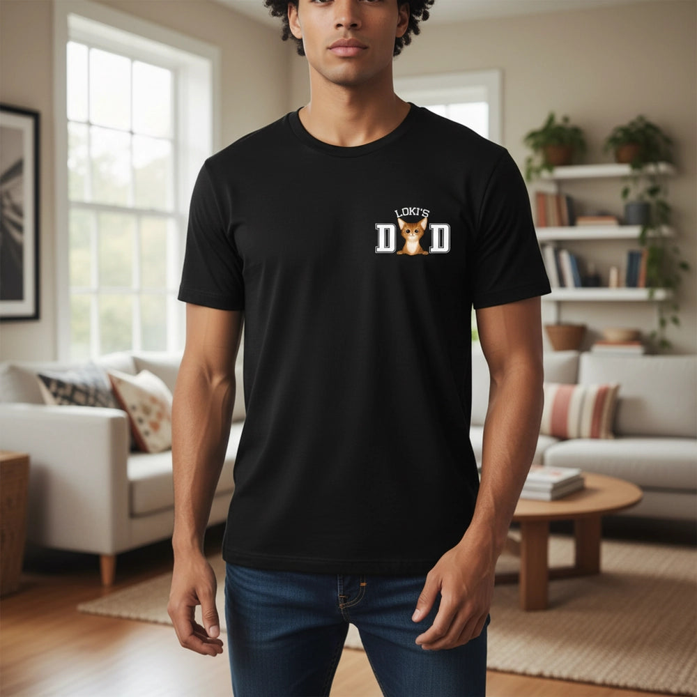 Custom Personalized T-Shirt with Cartoon Dog - Dad Gift main product photo