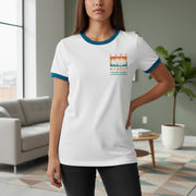 Custom Personalized Camp Margot T-Shirt with Tent & Pine Trees main product photo