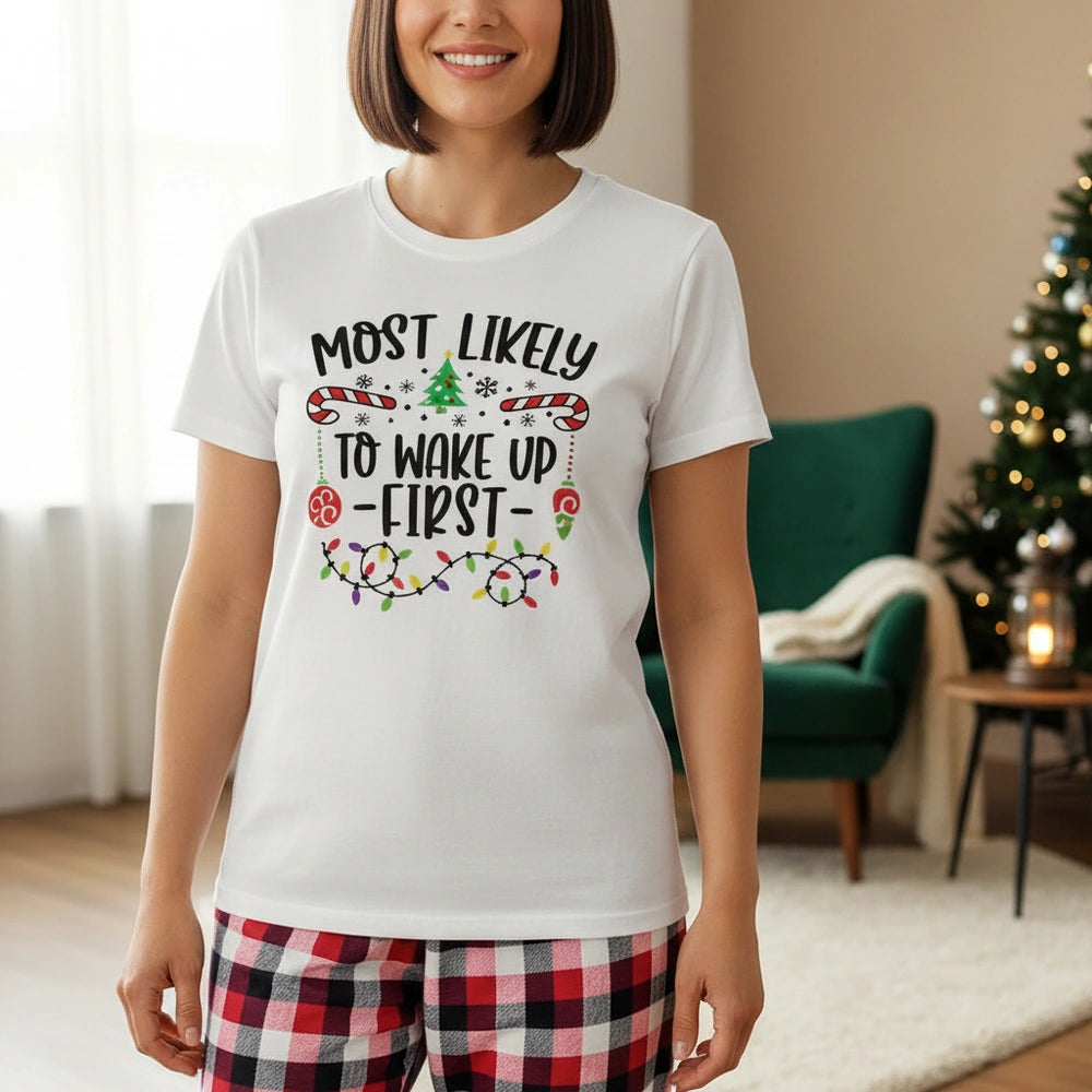 Custom Personalized Christmas T-Shirt with Holiday Sayings & Graphics main product photo