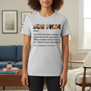 Custom Photo Upload Dog Mom Definition T-Shirt main product photo