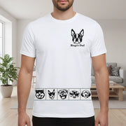 Custom Personalized T-Shirt with Dog Portrait main product photo